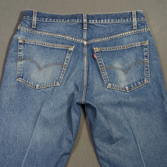 Levi's Vintage Jeans Men's 38x32 Fits 36x32 Blue 505 Regular Fit Straight Leg - Picture 3 of 12